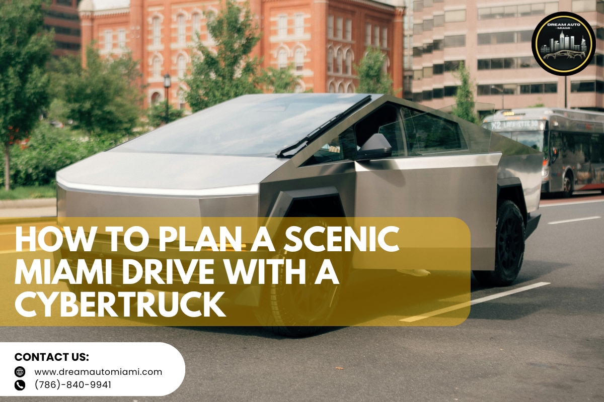 How to Plan a Scenic Miami Drive With a Cybertruck