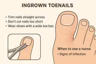 Ingrown Toenails: Prevention, and When to See a Nurse