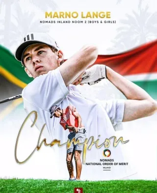 Marno Lange takes back-to-back victories at the GolfRSA Inland Noom