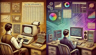 Revolutionizing Productivity: From the First Spreadsheets to Today's AI Automation