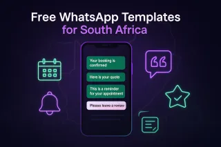 Free WhatsApp Templates for South Africa: Bookings, Quotes, Reminders & Reviews