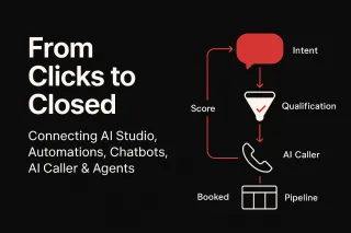 From Clicks to Closed: Connecting AI Studio, Automations, Chatbots, AI Caller & Agents