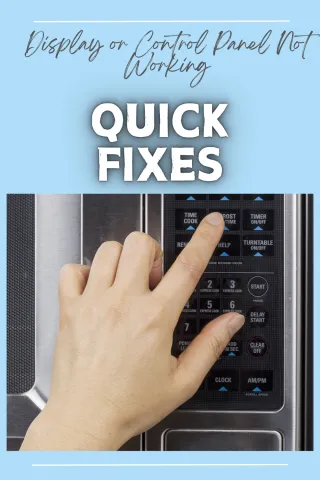 Quick Fixes for Display or Control Panel Not Working