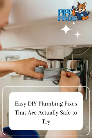 Easy DIY Plumbing Fixes That Are Actually Safe to Try