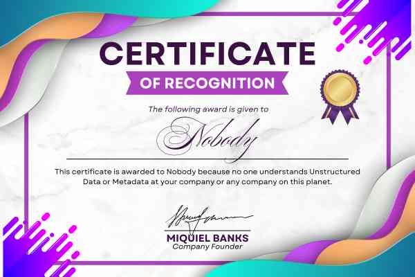 What is Unstructured Data?