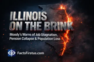 ILLINOIS ON THE BRINK: MOODY’S WARNS OF JOB STAGNATION, PENSION COLLAPSE, AND A STATE LOSING ITS PEOPLE