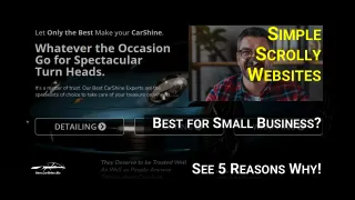 Five Reasons why a Scroll-Down Website is Best for Small Business