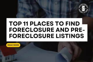 Top Places to Find Foreclosure and Pre-foreclosure Listings