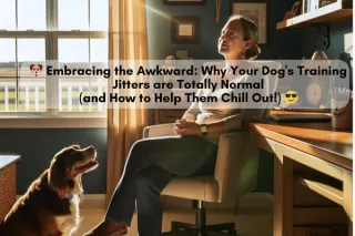 🐶 Embracing the Awkward: Why Your Dog's Training Jitters are Totally Normal (and How to Help Them Chill Out!) 😎