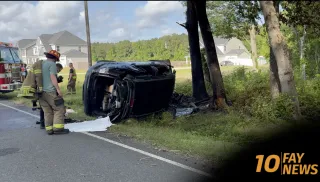 Individual Airlifted After Linden Crash and Vehicle Fire
