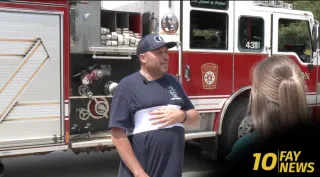 Firefighter Struck by Vehicle While On Duty Speaks with Fay News 10; His Message to Drivers