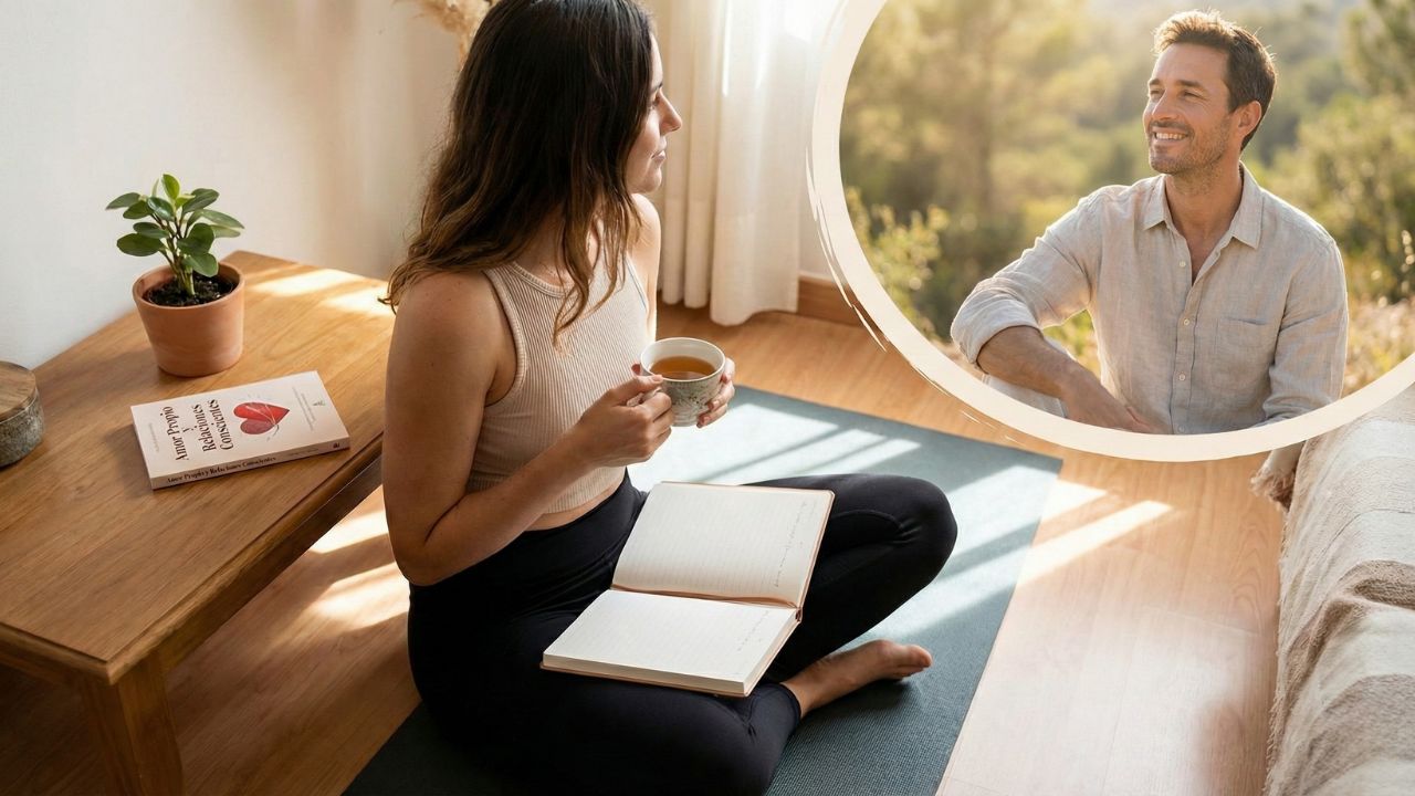 Cómo manifestar una relación consciente desde el amor propio (sin forzar nada)