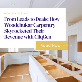 From Leads to Deals: How Woodchukar Carpentry Skyrocketed Their Revenue with CliqGen