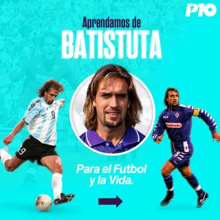 Batistuta - Potencia, Humildad y Disciplina