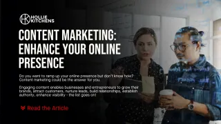 Content Marketing: Enhance Your Online Presence