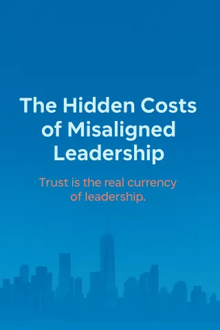 The Hidden Costs of Misaligned Leadership (and Why Trust Is the Real Currency)