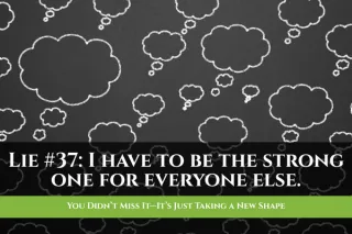 The Lie of the Strong One: When Strength Becomes a Cage