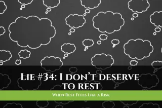 When Rest Feels Like a Risk