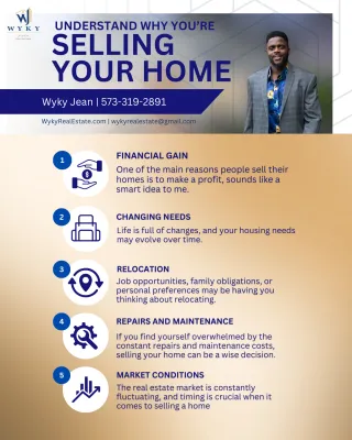Why should you sell your house/