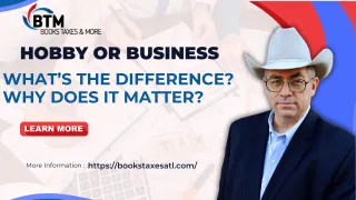 Hobby or Business, What’s the Difference and Why Does it Matter?