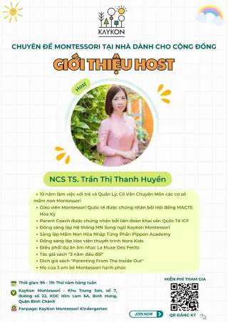 GIỚI THIỆU HOST TEATIME CÙNG KAYKON MONTESSORI