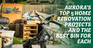 Aurora’s Top 5 Home Renovation Projects and the Best Bin for Each
