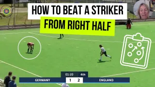 Beat A Striker Diving In From Right Half