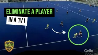 How To Eliminate Players in a 1 v 1 In Field Hockey (Even If You're Not Skilful)