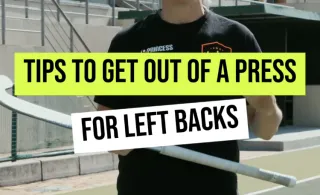 Get Out Of A Press From Left Back in Field Hockey