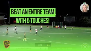 How To Beat An Entire Team With 5 Touches In Field Hockey