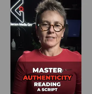 How to sound AUTHENTIC reading from a teleprompter