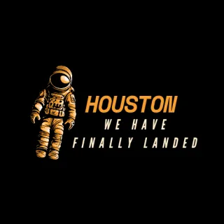 Houston, we have finally landed