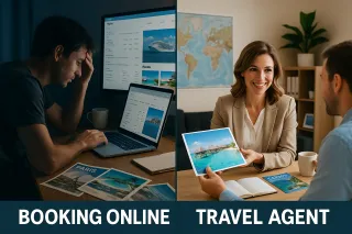 What’s Better: Using a Travel Agent or Booking Online?