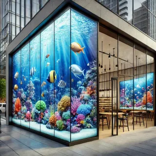 LED Glass Film