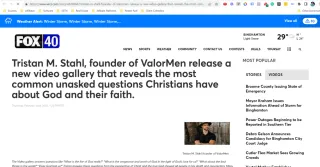 Tristan M. Stahl, founder of ValorMen releases a new video gallery that reveals the most common unasked questions Christians have about God and their faith.
