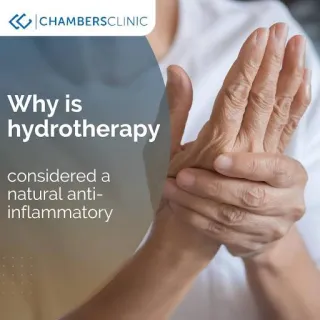 Why is hydrotherapy considered a natural anti-inflammatory