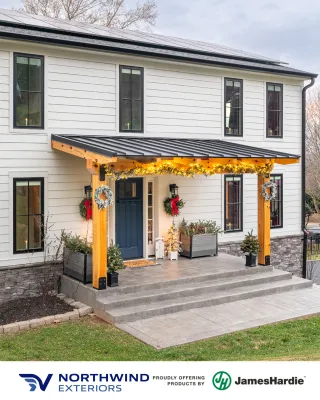 Decorating Safely: Why James Hardie Siding is the Non-Combustible Choice for Your December Exterior
