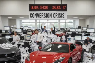 The Conversion Crisis: Why Car Dealers Are Drowning in Leads But Starving for Sales