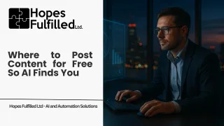 Where to Post Content for Free So AI Finds You