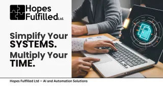 Simplify Your Systems. Multiply Your Time.