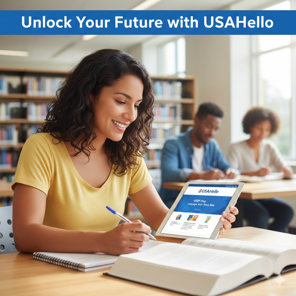 Unlock Your Future: Free High School Equivalency Prep with USAHello