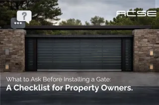 What to Ask Before Installing a Gate: A Checklist for Property Owners