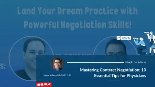 Mastering Contract Negotiation: 10 Essential Tips for Physicians