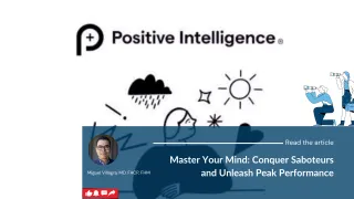 Master Your Mind: Conquer Saboteurs and Unleash Peak Performance