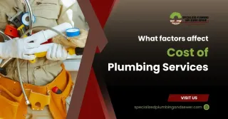 What Factors Affect The Cost Of Plumbing Services?