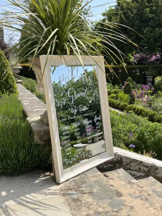 What does your wedding signage say about your wedding?