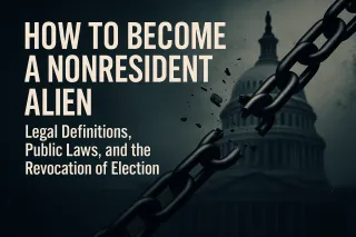 How to Become a Nonresident Alien: Legal Definitions, Public Laws, and the Revocation of Election