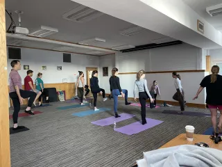Great Turn Out For Saturday Community Yoga