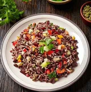 Prebiotic Rich Wild Rice Protein Salad - Copy