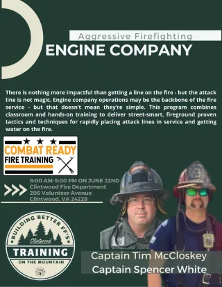 Aggressive Firefighting Engine Company